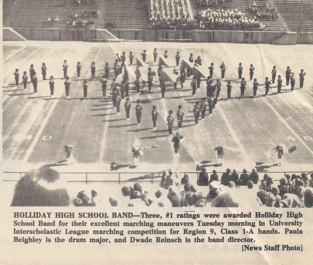 1976-1977 Holliday HS Band